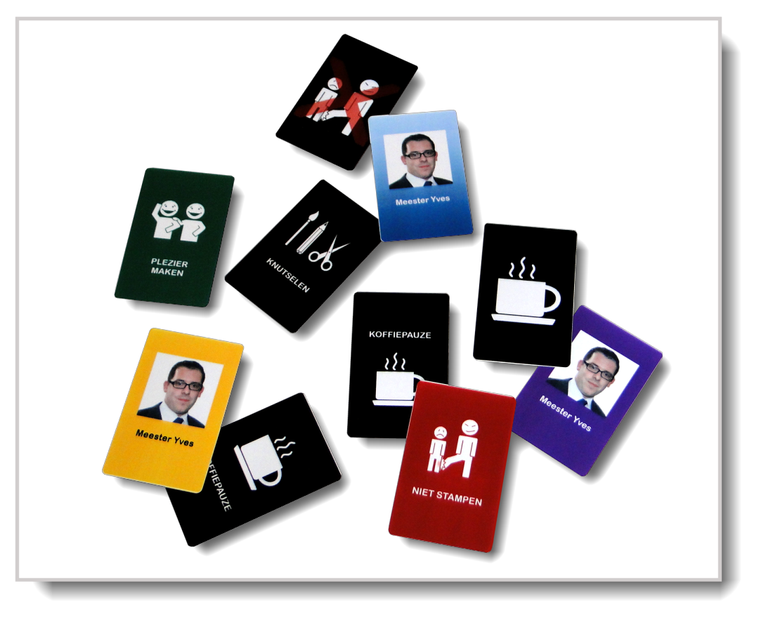 stevige afwasbare pictokaarten