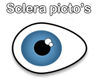 Verwonderend Sclera picto's BG-33